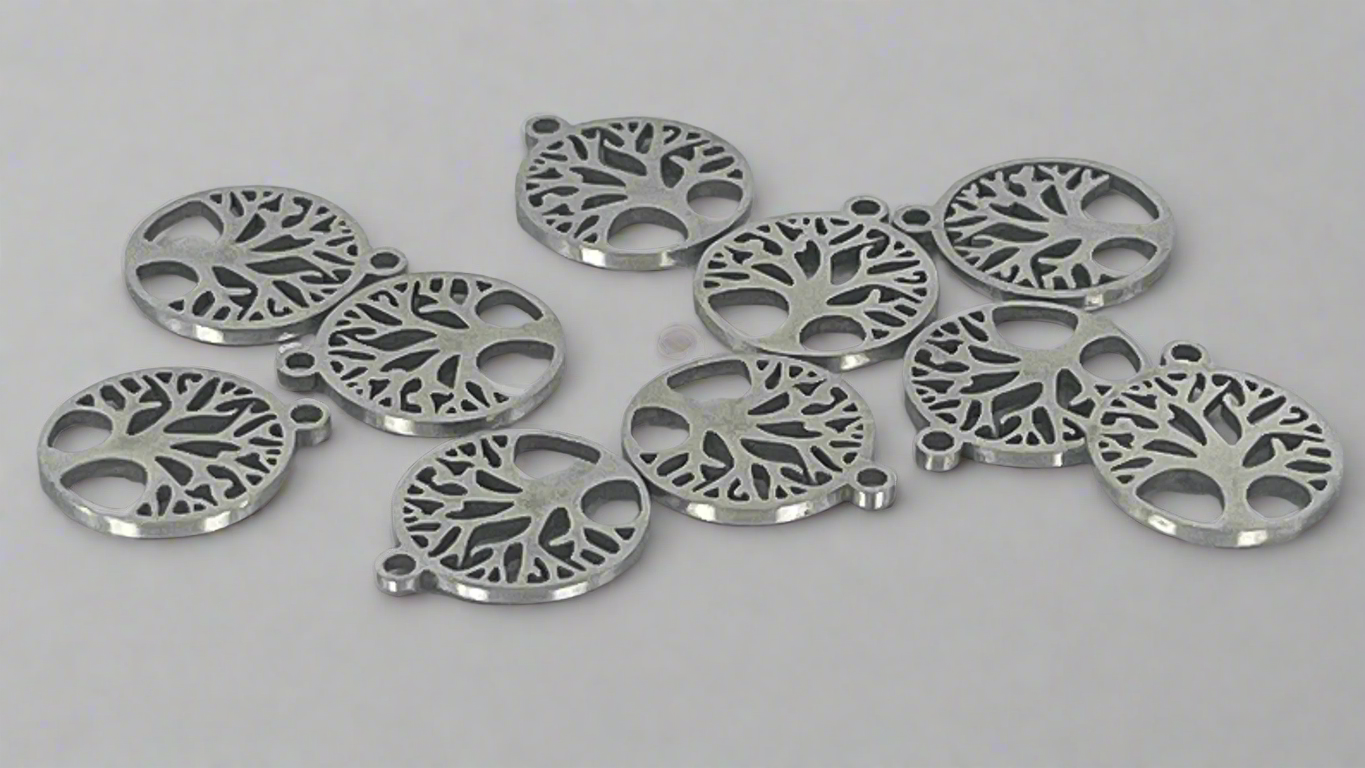 Tree of life charms (10 pieces)