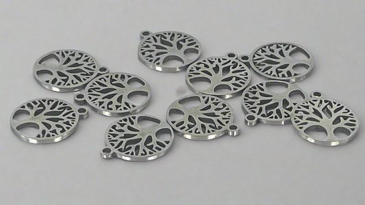 Tree of life charms (10 pieces)