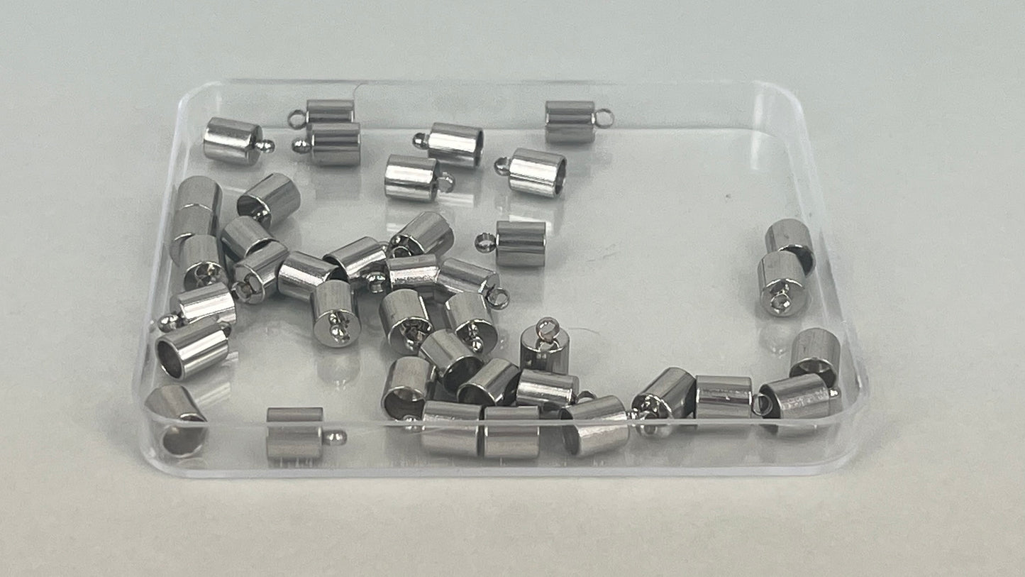 Bead ends 4 mm (40 pieces)