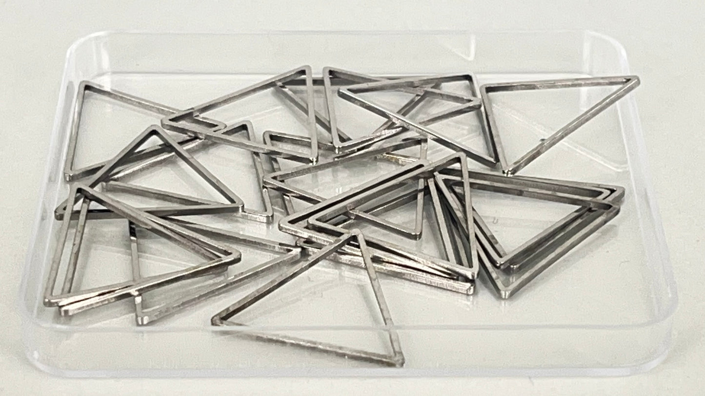 Shapes - triangle silver/gold (20 pieces)
