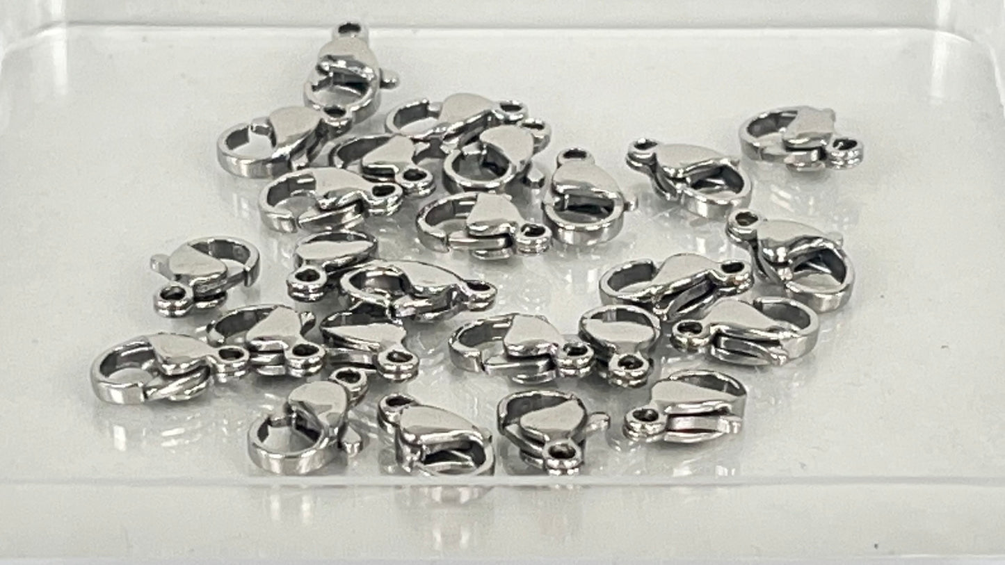 Clasps 10 mm (25 pieces)