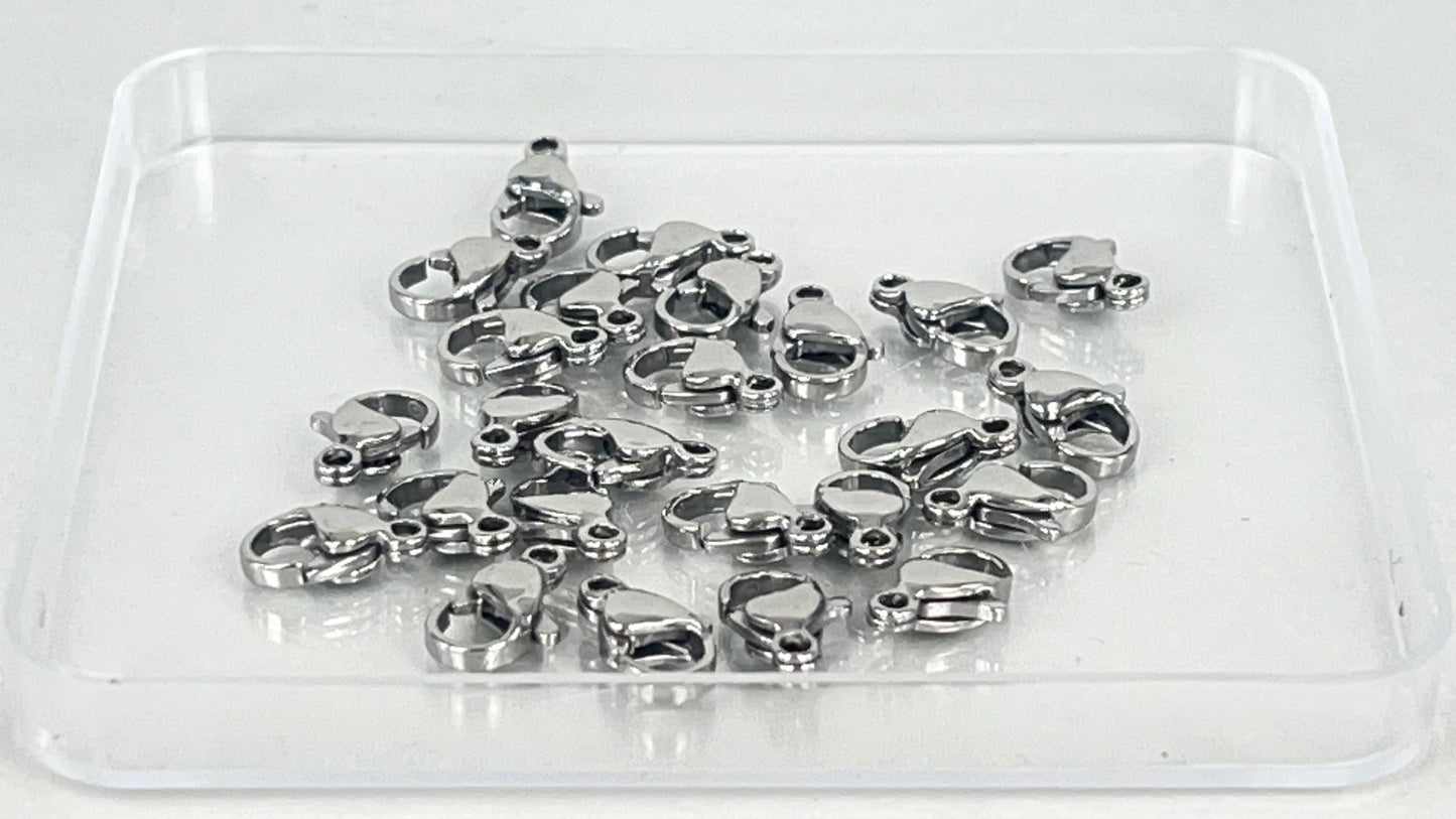 Clasps 10 mm (25 pieces)
