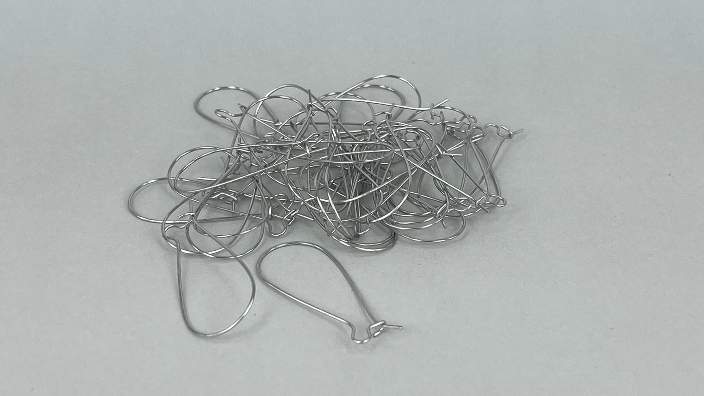 Earring hooks 38mm (40 pieces)