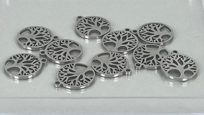 Tree of life charms (10 pieces)