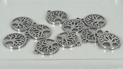 Tree of life charms (10 pieces)