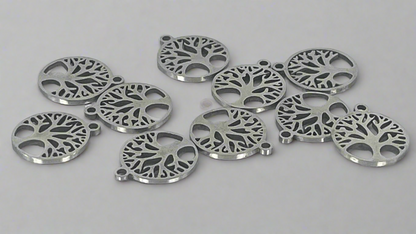 Tree of life charms (10 pieces)