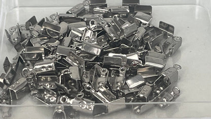 Leather crimps (100 pieces)