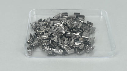 Leather crimps (100 pieces)