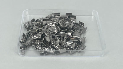 Leather crimps (100 pieces)