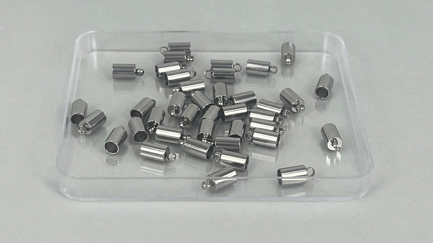 Bead ends 3 mm (40 pieces)