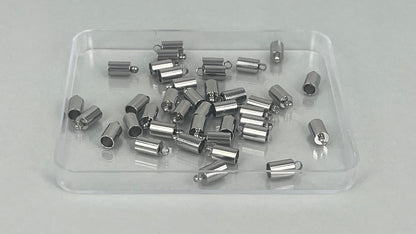 Bead ends 3 mm (40 pieces)