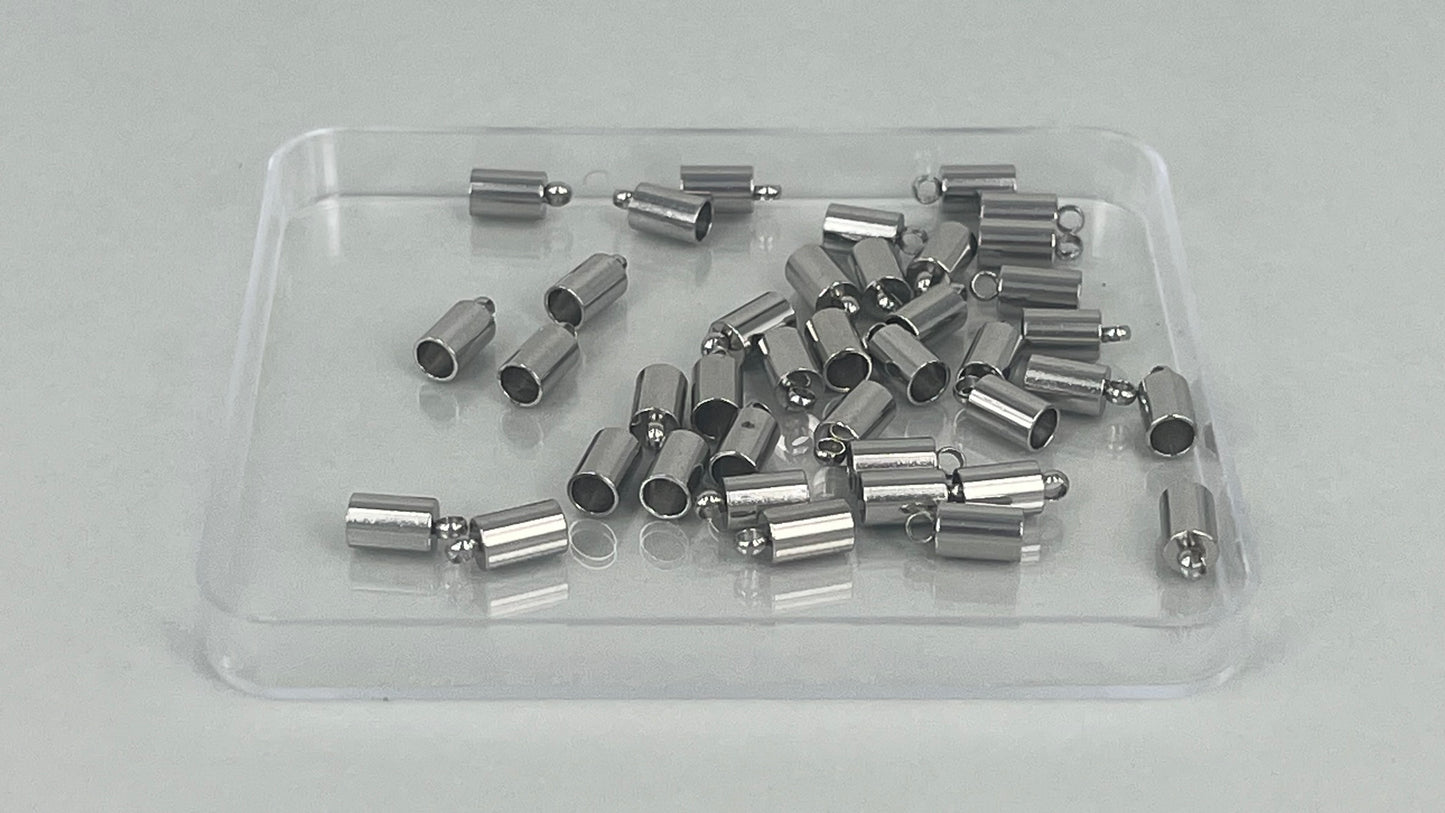 Bead ends 3 mm (40 pieces)