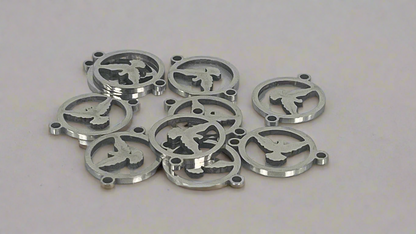 Dove charms (10 pieces)
