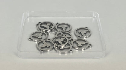 Dove charms (10 pieces)