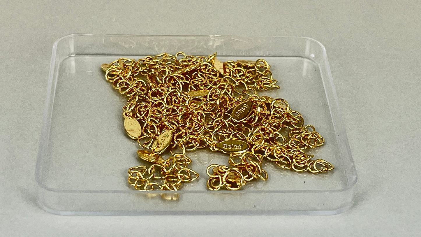 Extension chains silver/gold (20 pieces)