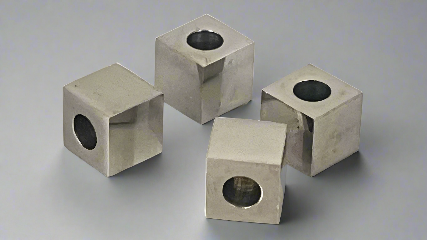 Square spacers 8 x 8 mm (4 pieces)