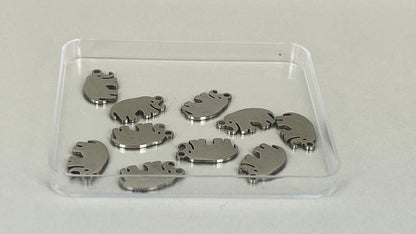 Elephant charms (10 pieces)