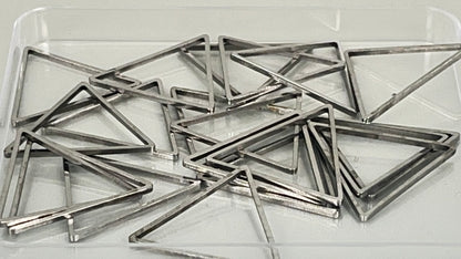 Shapes - triangle silver/gold (20 pieces)