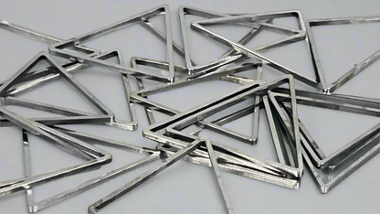 Shapes - triangle silver/gold (20 pieces)