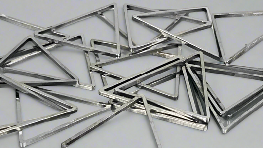 Shapes - triangle silver/gold (20 pieces)