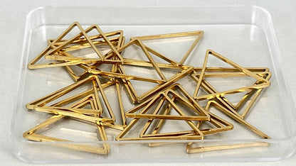 Shapes - triangle silver/gold (20 pieces)