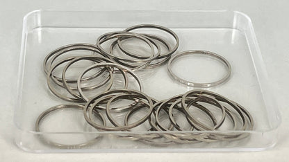 Shapes - rings silver/gold (20 pieces)
