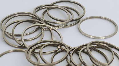 Shapes - rings silver/gold (20 pieces)