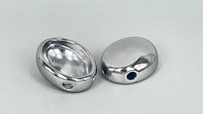 Oval pendants (2 pieces)