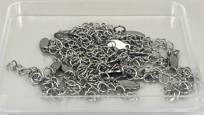 Extension chains silver/gold (20 pieces)
