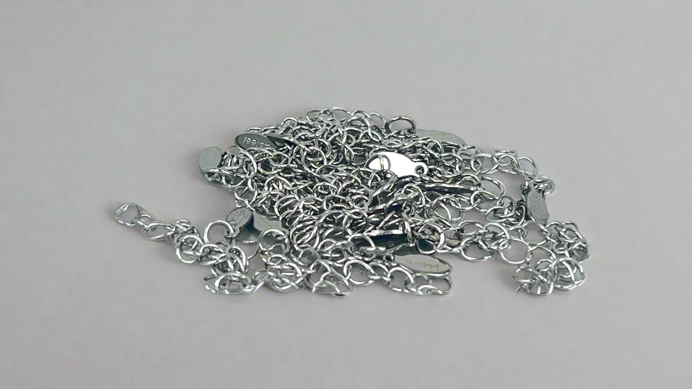Extension chains silver/gold (20 pieces)