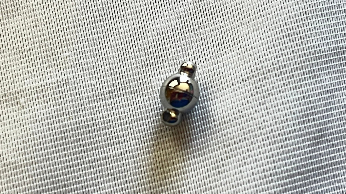 Round magnet clasp 6 mm