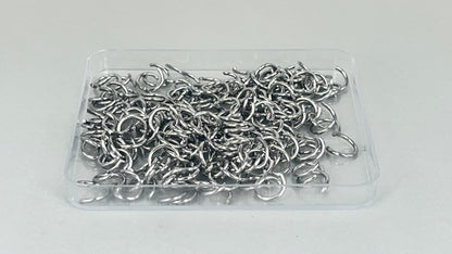 Jump rings 1.0 x 8 mm silver/gold (200 pieces)