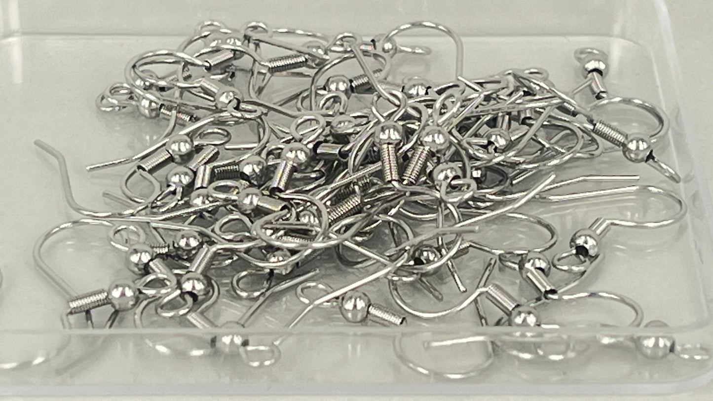 Earring hooks (50 pieces)