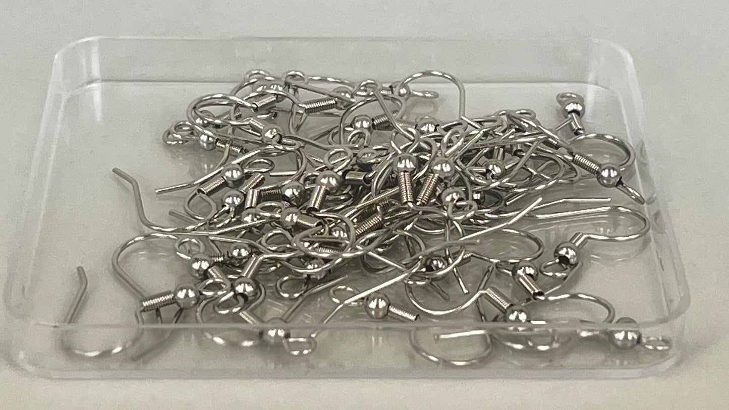 Earring hooks (50 pieces)