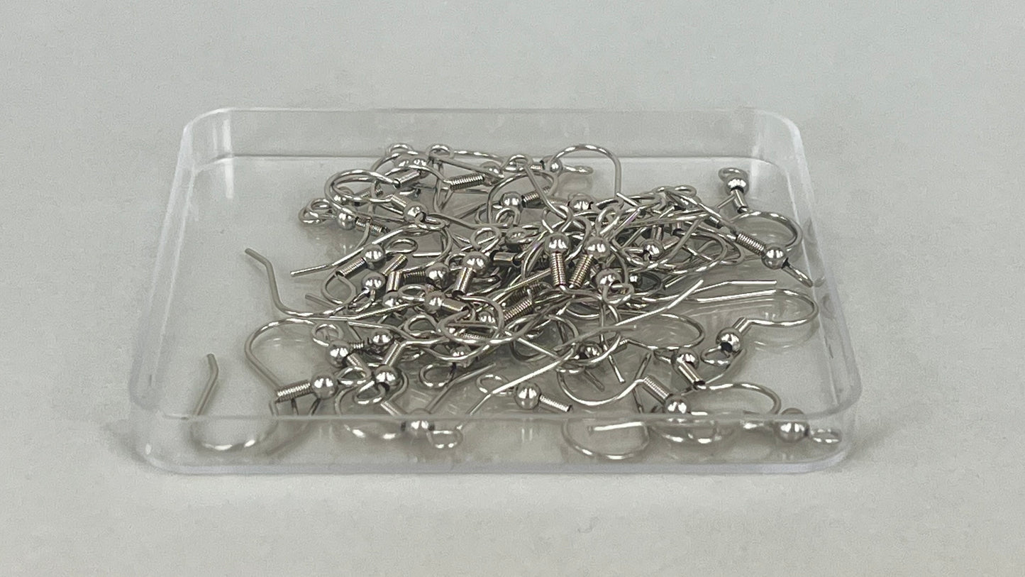 Earring hooks (50 pieces)