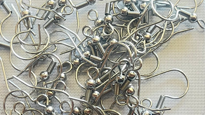 Earring hooks (50 pieces)