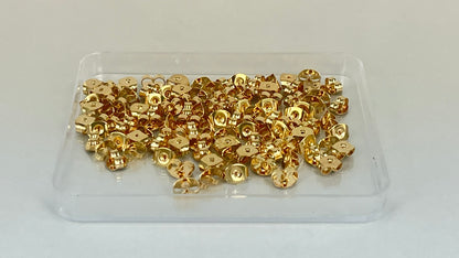 Earring butterflies silver/gold (100 pieces)