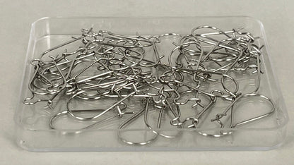 Earring hooks 25 mm (40 pieces)
