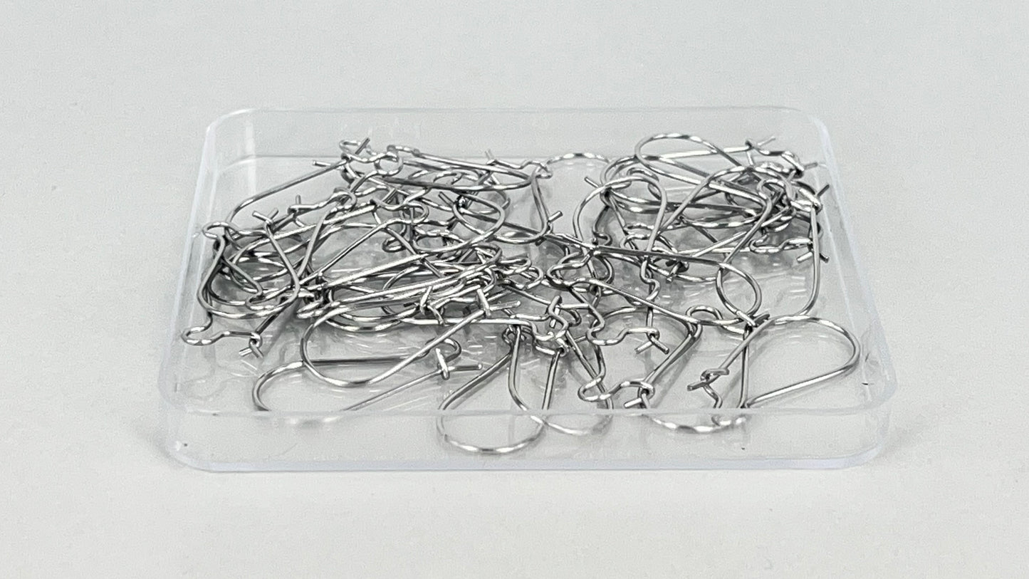 Earring hooks 25 mm (40 pieces)