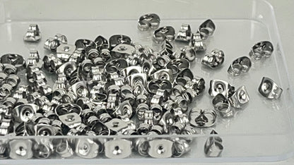 Earring butterflies silver/gold (100 pieces)
