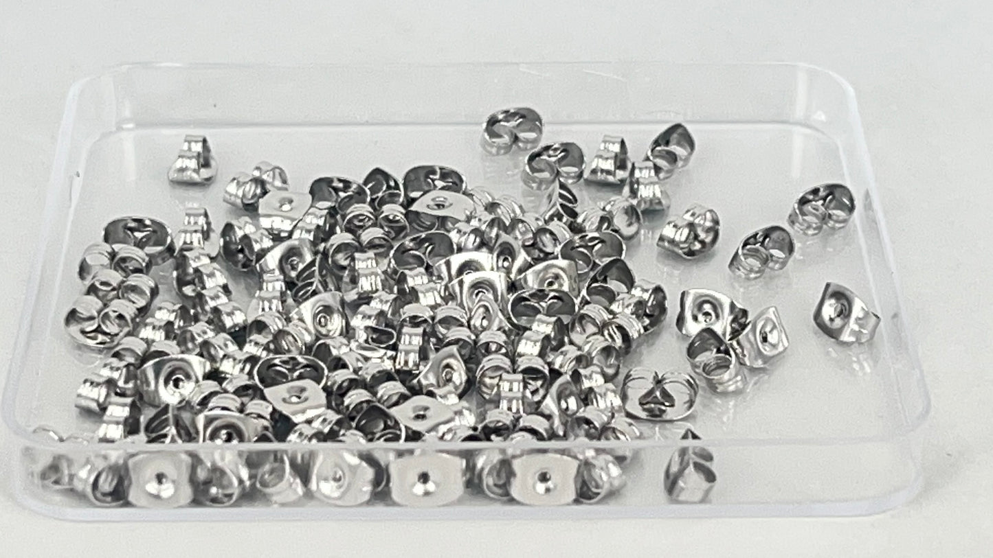 Earring butterflies silver/gold (100 pieces)