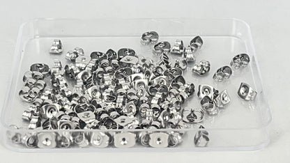 Earring butterflies silver/gold (100 pieces)