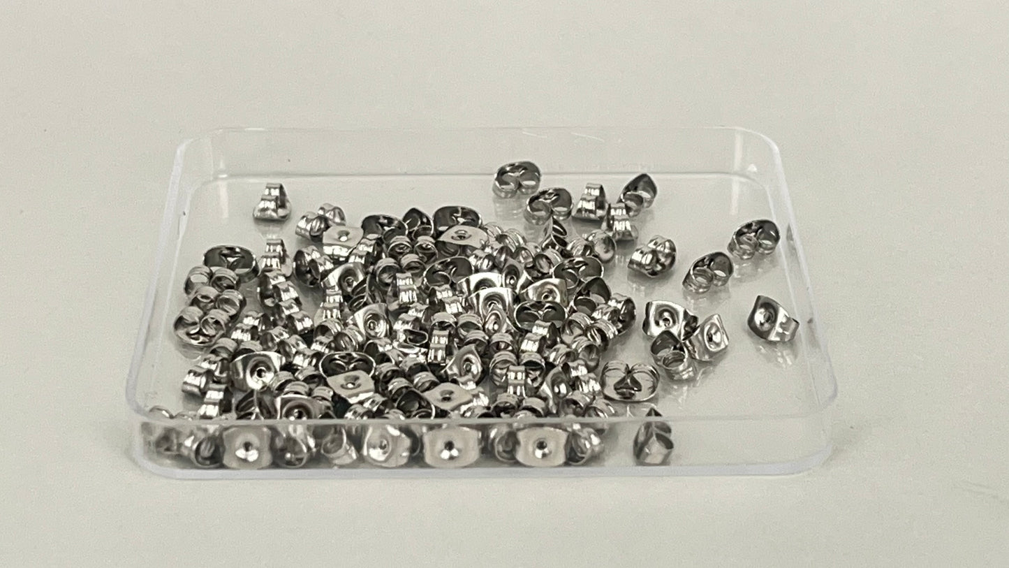 Earring butterflies silver/gold (100 pieces)