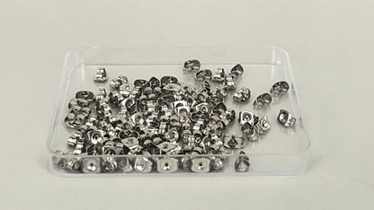 Earring butterflies silver/gold (100 pieces)