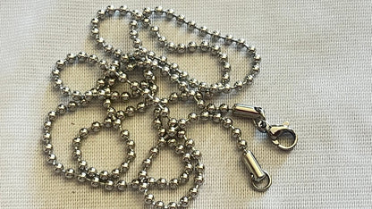 Ball chain necklace 2.4 - 60 cm