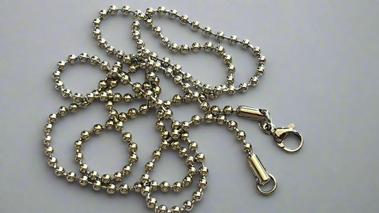 Ball chain necklace 2.4 - 60 cm
