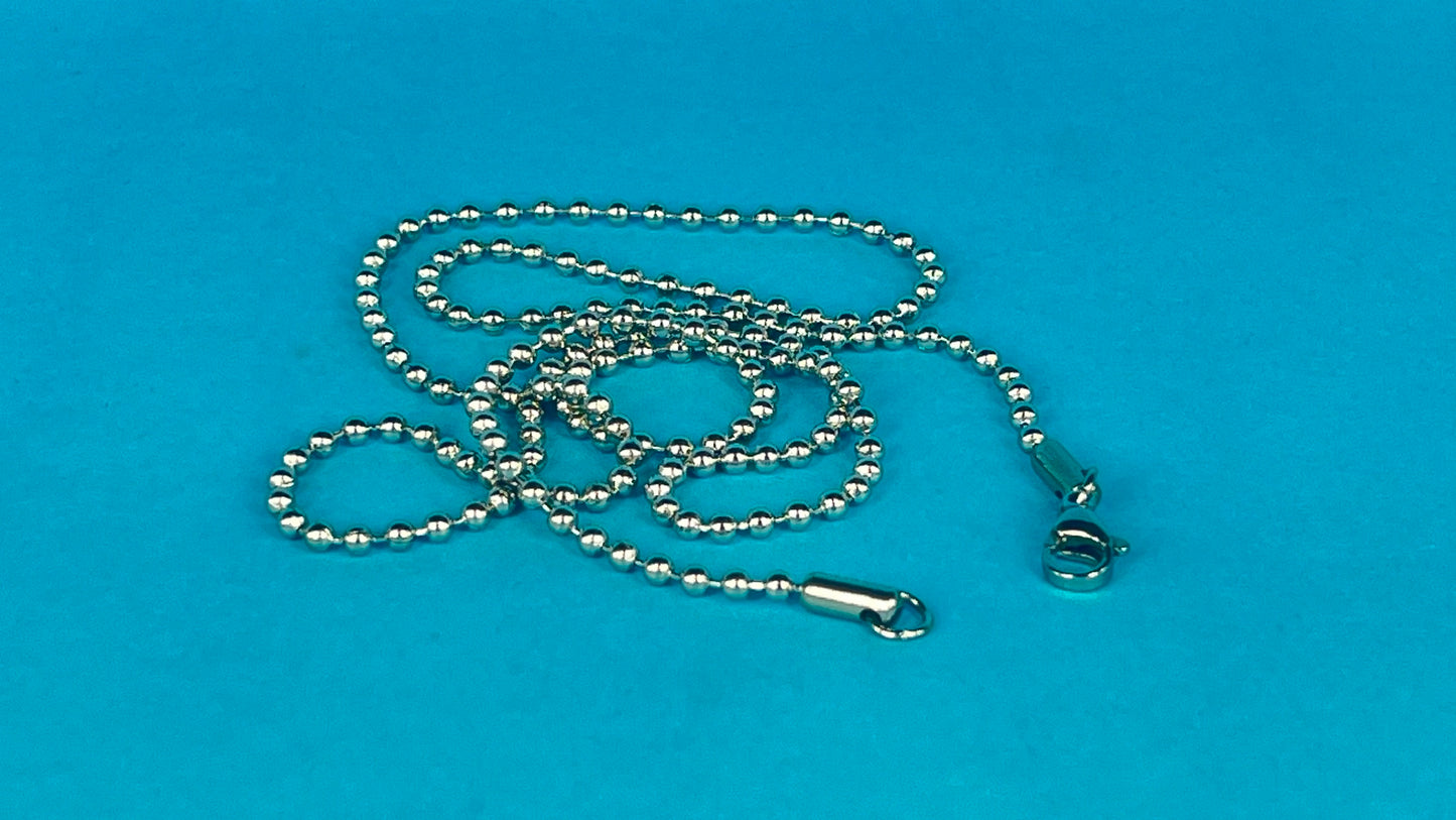 Ball chain necklace 2.4 - 60 cm