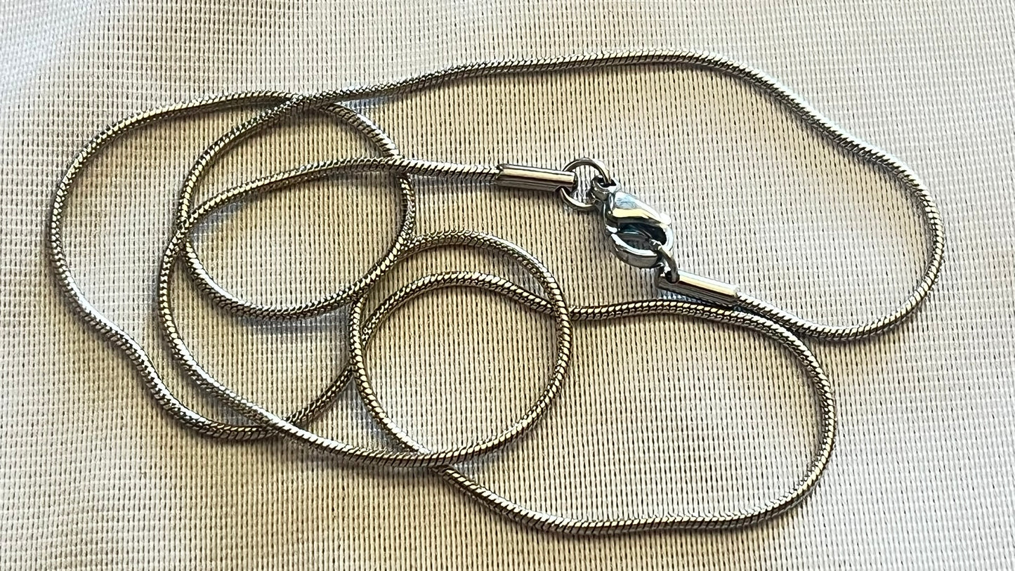 Snake chain necklace 1.2 - 45 cm