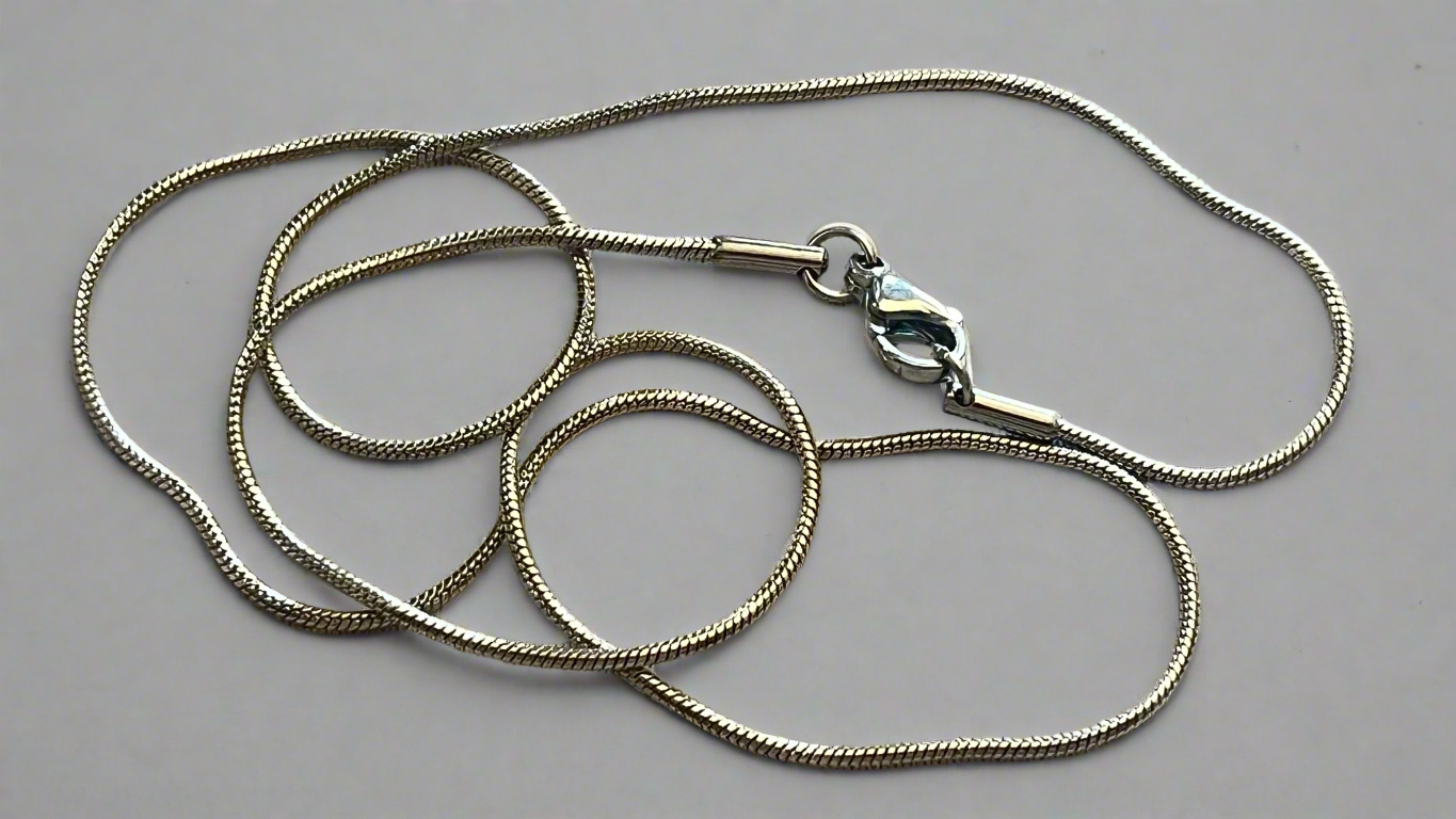 Snake chain necklace 1.2 - 45 cm