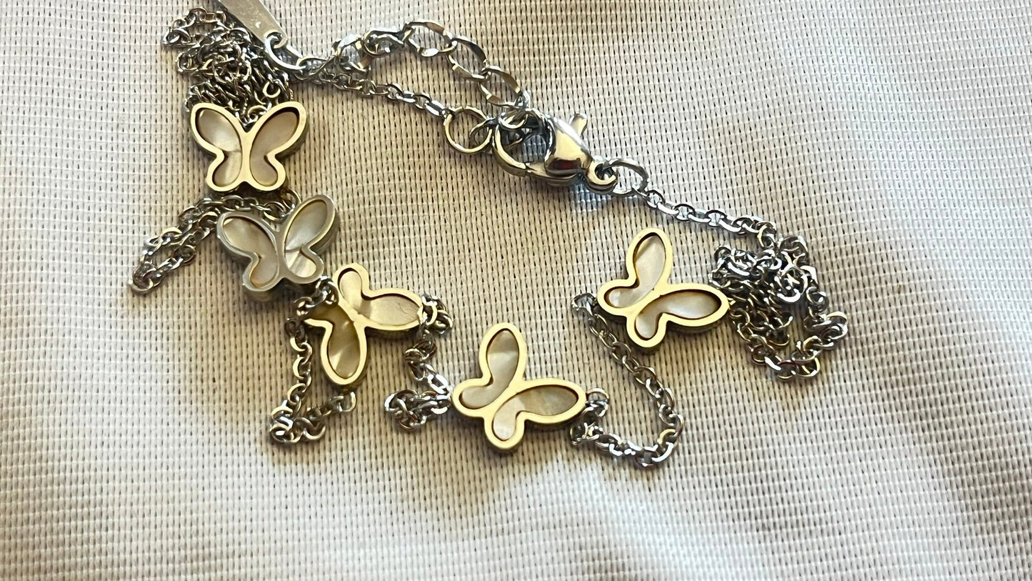 Butterfly necklace OX179